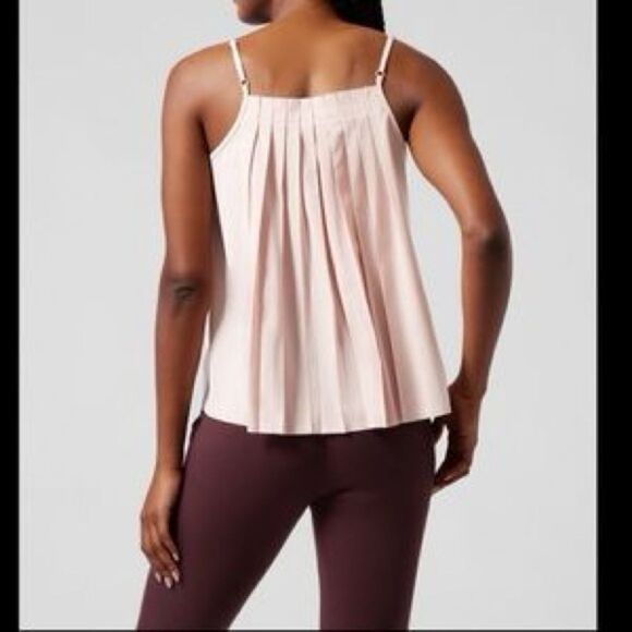 NWT Athleta Hayes pleated tank. Small - Picture 2 of 4